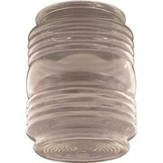 NATIONAL BRAND 4-3/4 in., 3-1/8 in. Clear Fitter Jelly Jar Ceiling Fixture Replacement Glass, 4PK 2489649